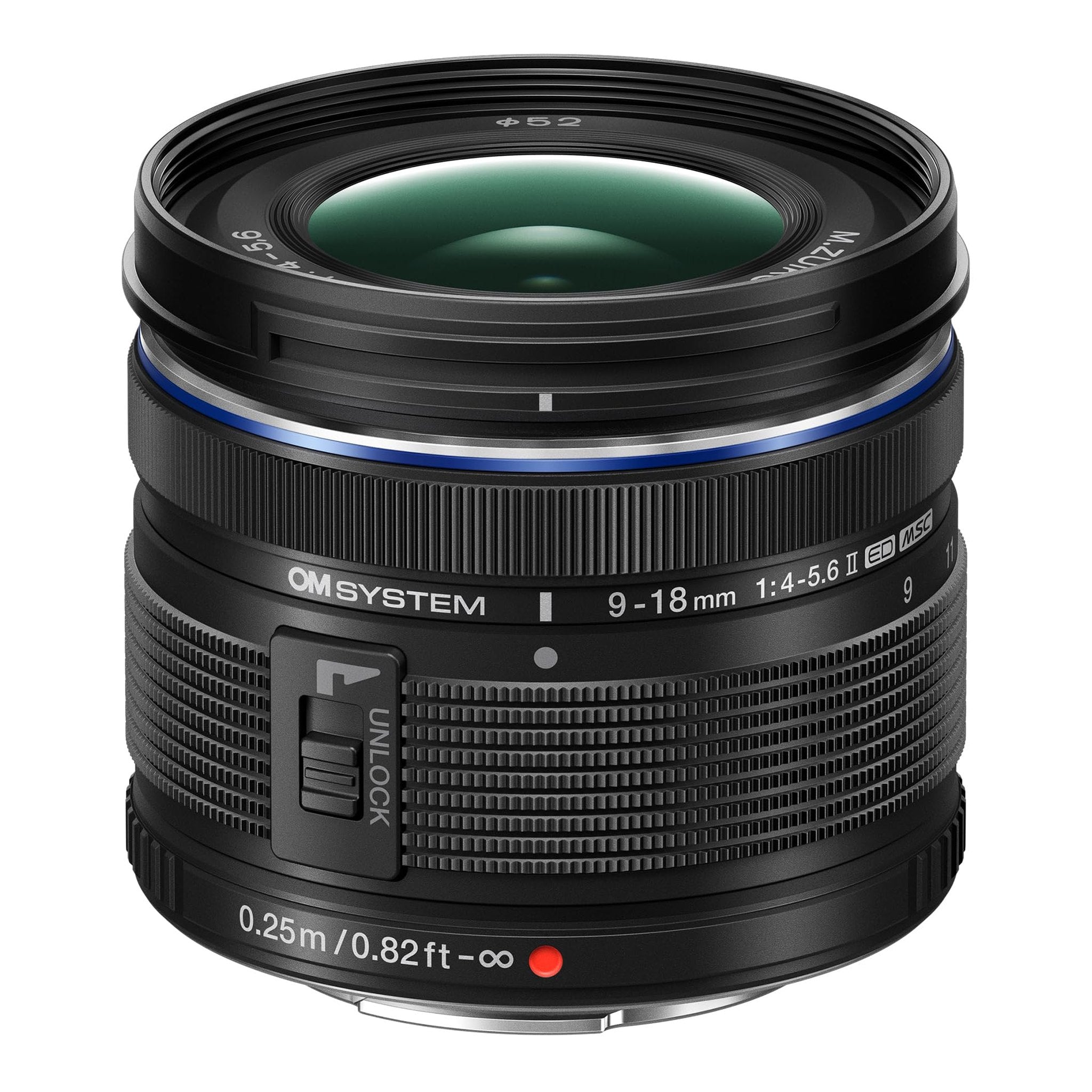OM SYSTEM Olympus M.Zuiko Digital 9-18mm F4.0-5.6 II for Micro Four Thirds System Camera, Wide Angle Zoom, Portable Design