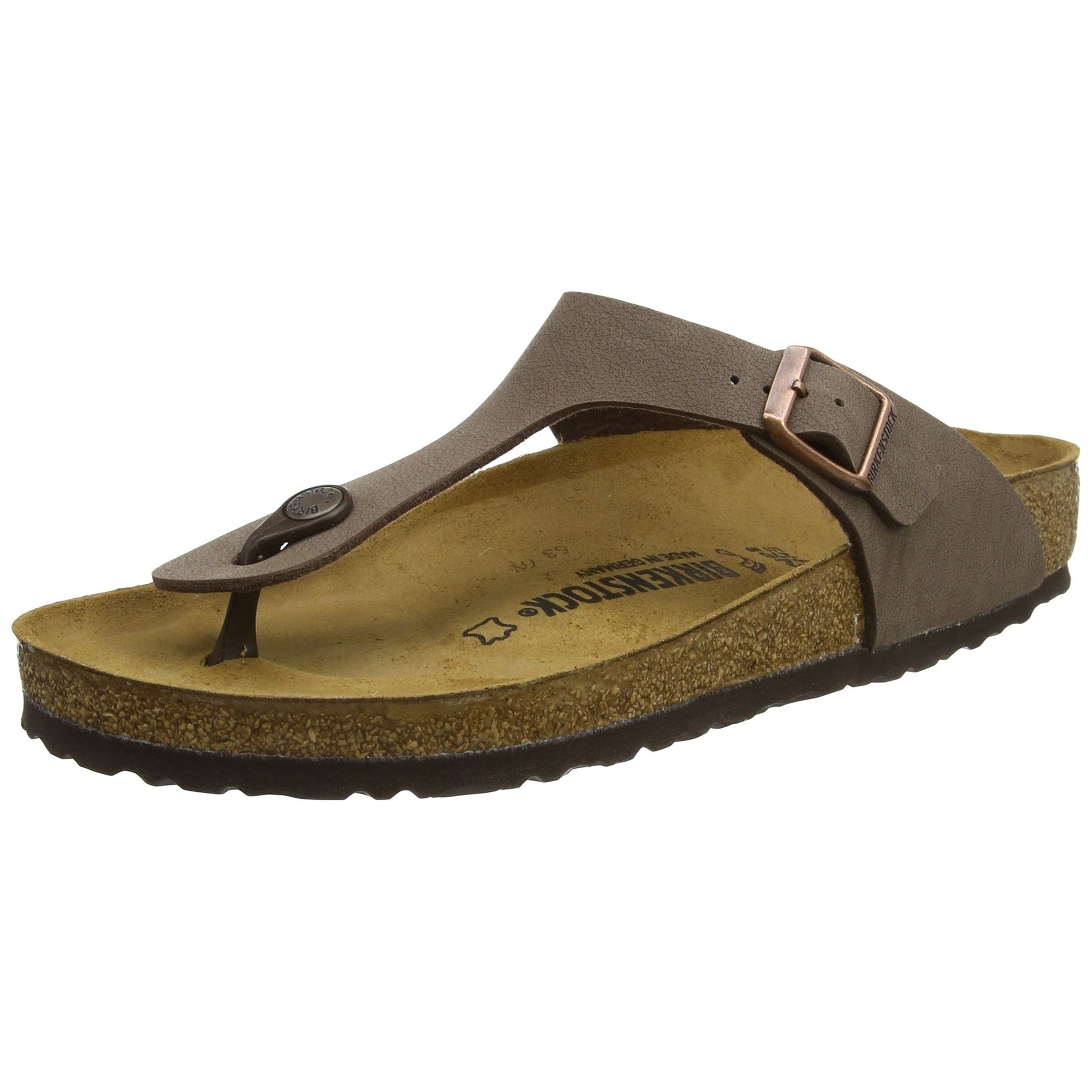 BIRKENSTOCK Gizeh Birkibuc Mocha Birkibuc 41 US Women's 10-10.5 Regular Birkenstock