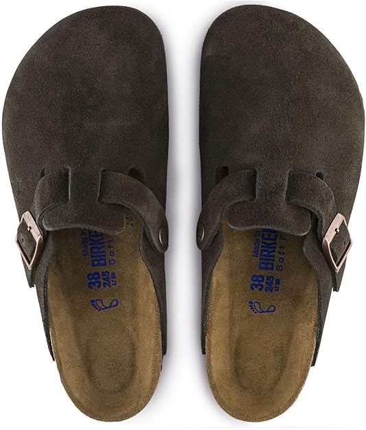 Birkenstock 66046335 Boston Mocha Suede SFB 35