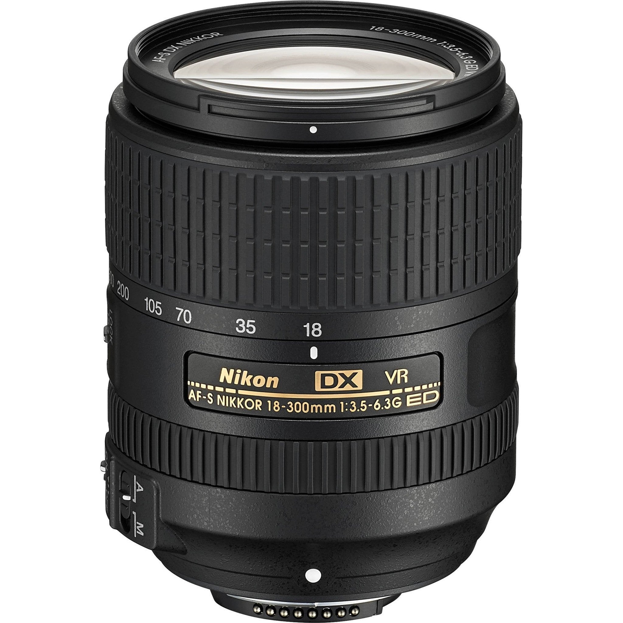 Nikon AF-S DX VR Nikkor 18-300MM Lens (Intl Model) + 4.5 inch Vivitar Premium Lens Case + Vivitar Graduated Color Filter Set + 3pcs UV Lens Filter