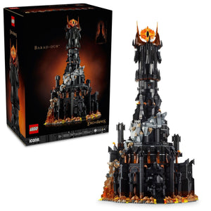 LEGO Icons Lord of The Rings Barad-dûr Building Set for Adults - Lord of The Rings Collectible for Fans - Includes 6 Minifigures - Gift for Men and Women - 10333