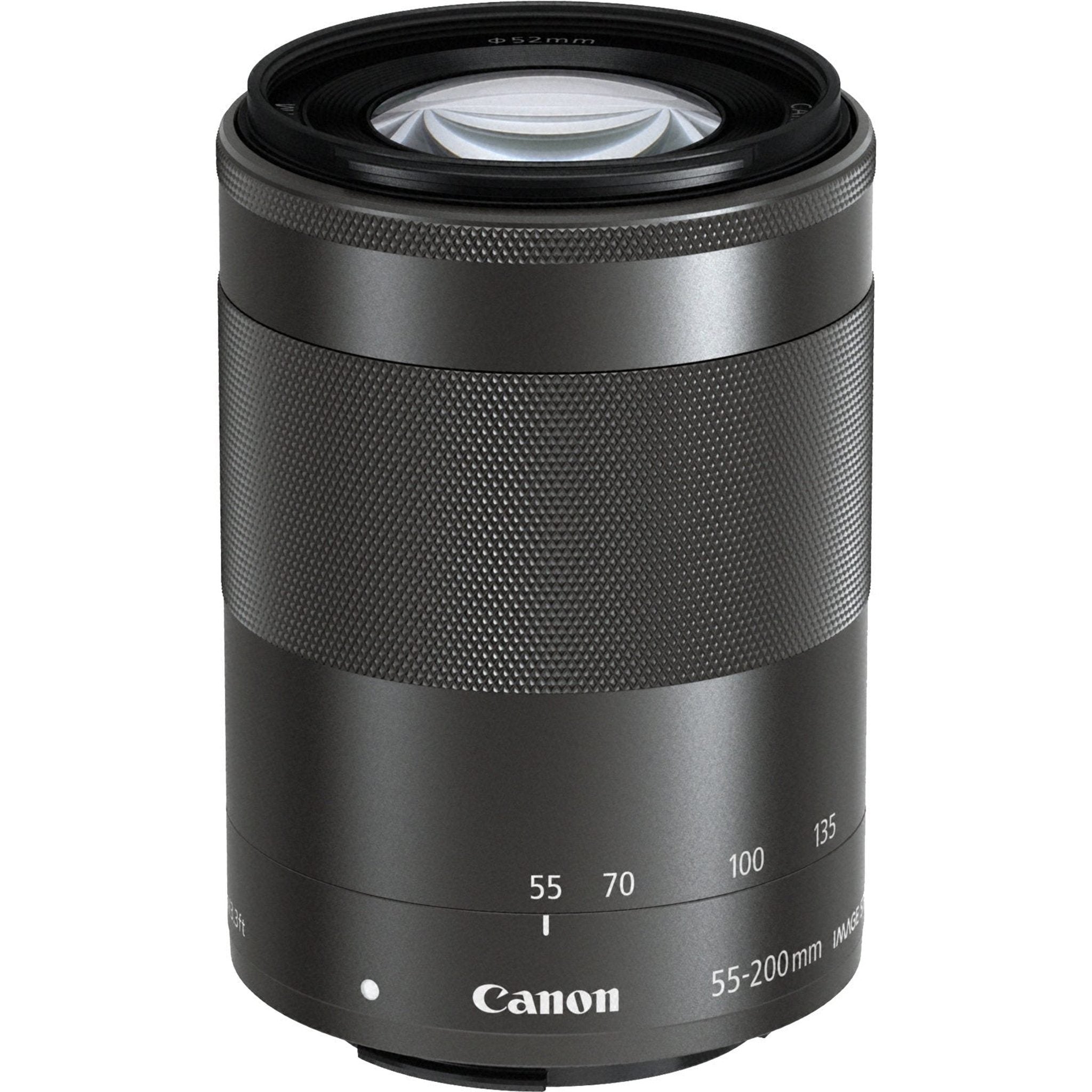 Canon EF-M 55-200mm f/4.5-6.3 Image Stabilization STM Lens (Black) International Version (No Warranty) - Used