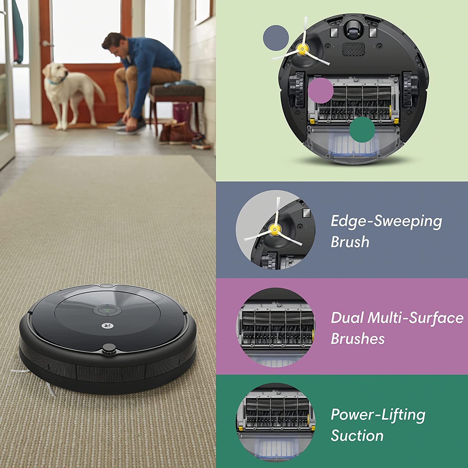 2-Pack iRobot Roomba 692 Robot Vacuum- Charcoal Grey With 2 Screen Cleaners