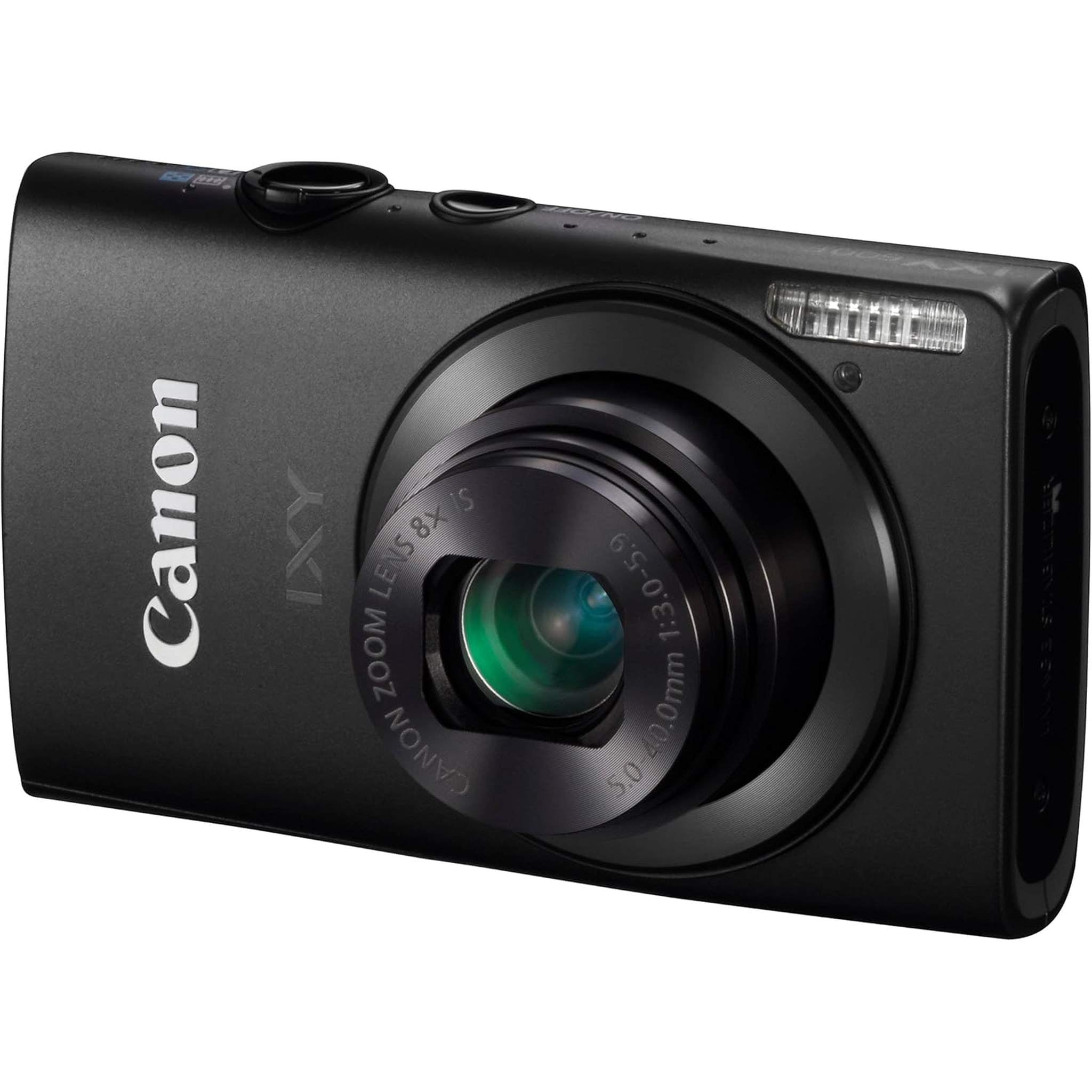 Canon IXY600F 12.1 MP CMOS Digital Camera with 8x Wide-Angle Optical Zoom Lens and Full 1080p HD Video Black - Reconditioned Canon