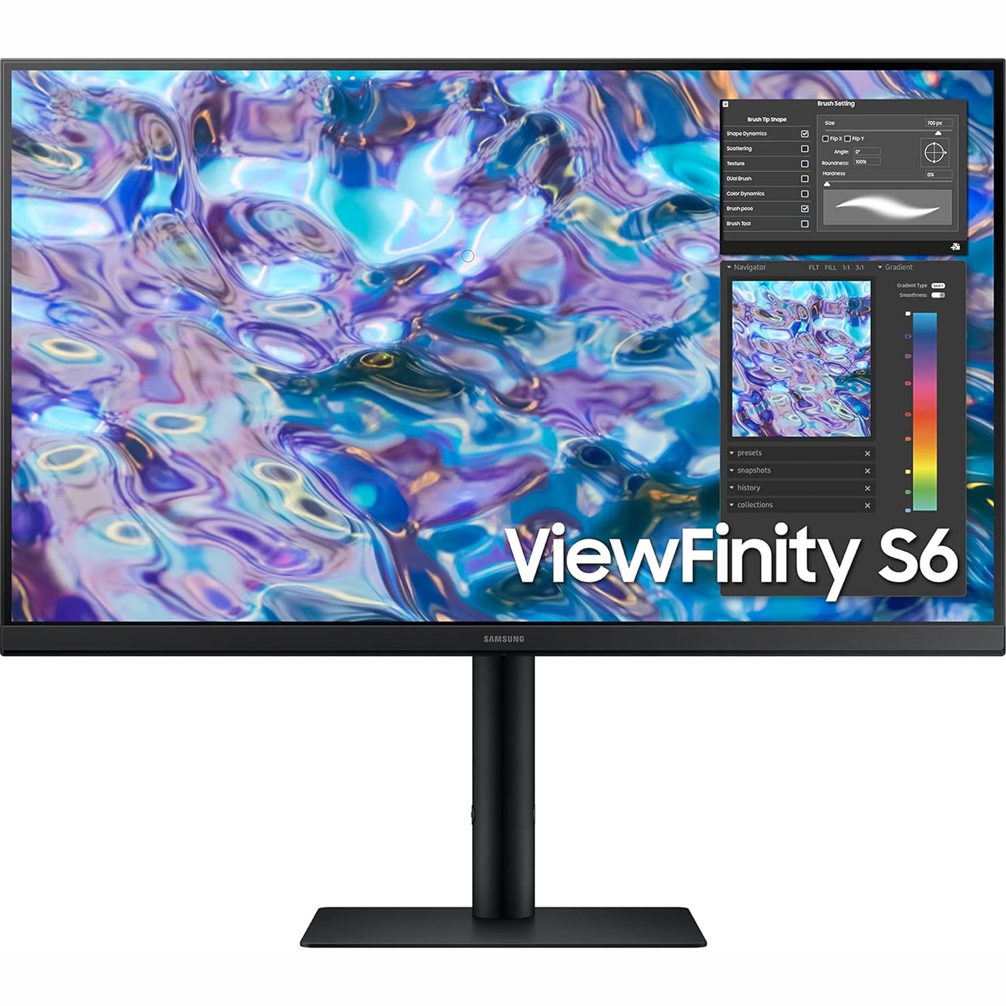 SAMSUNG S61B Series 27-Inch QHD Computer Monitor LS27B610EQNXZA Black - Reconditioned Samsung Electronics