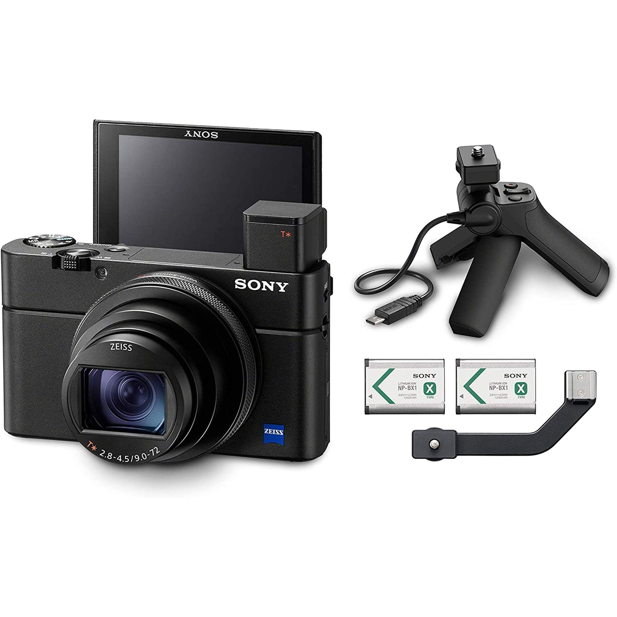Sony Cyber-shot DSC-RX100 VII 20.1MP Point & Shoot Digital Camera - Black Body - Reconditioned Sony