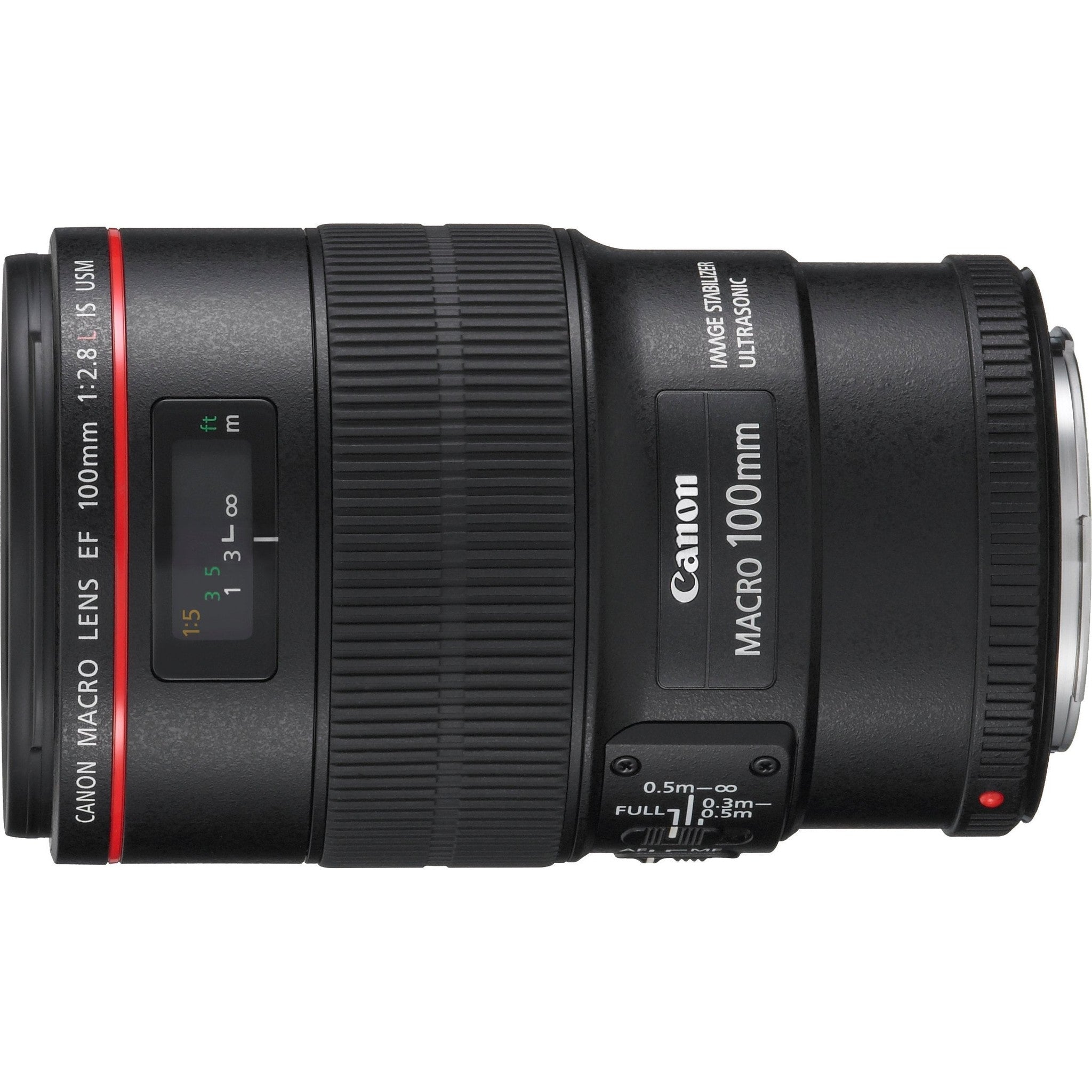 Canon EF 100mm f/2.8L IS USM Macro Lens for Canon Digital SLR Cameras - International Version No Warranty - Used Canon