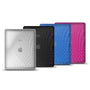 iLuv Flexi-Clear TPU Case with Dot Wave Pattern for iPad - Blue