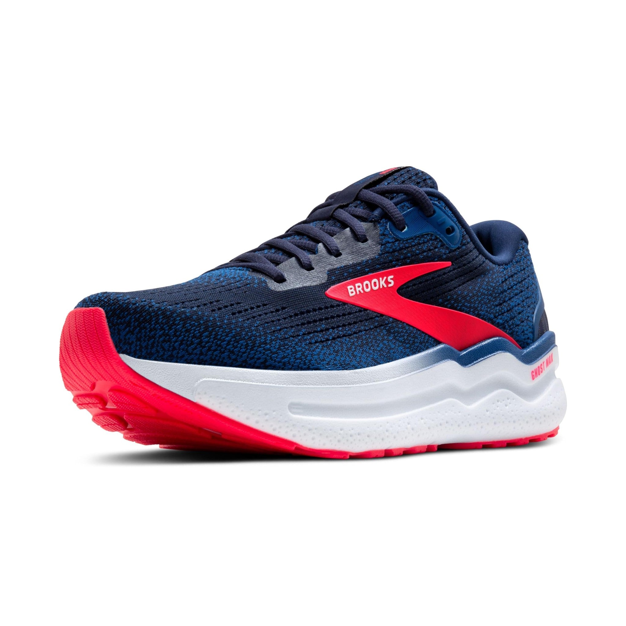 Brooks Women’s Ghost Max 2 Neutral Running & Walking Shoe - Peacoat/True Blue/Diva Pink - 6 Medium