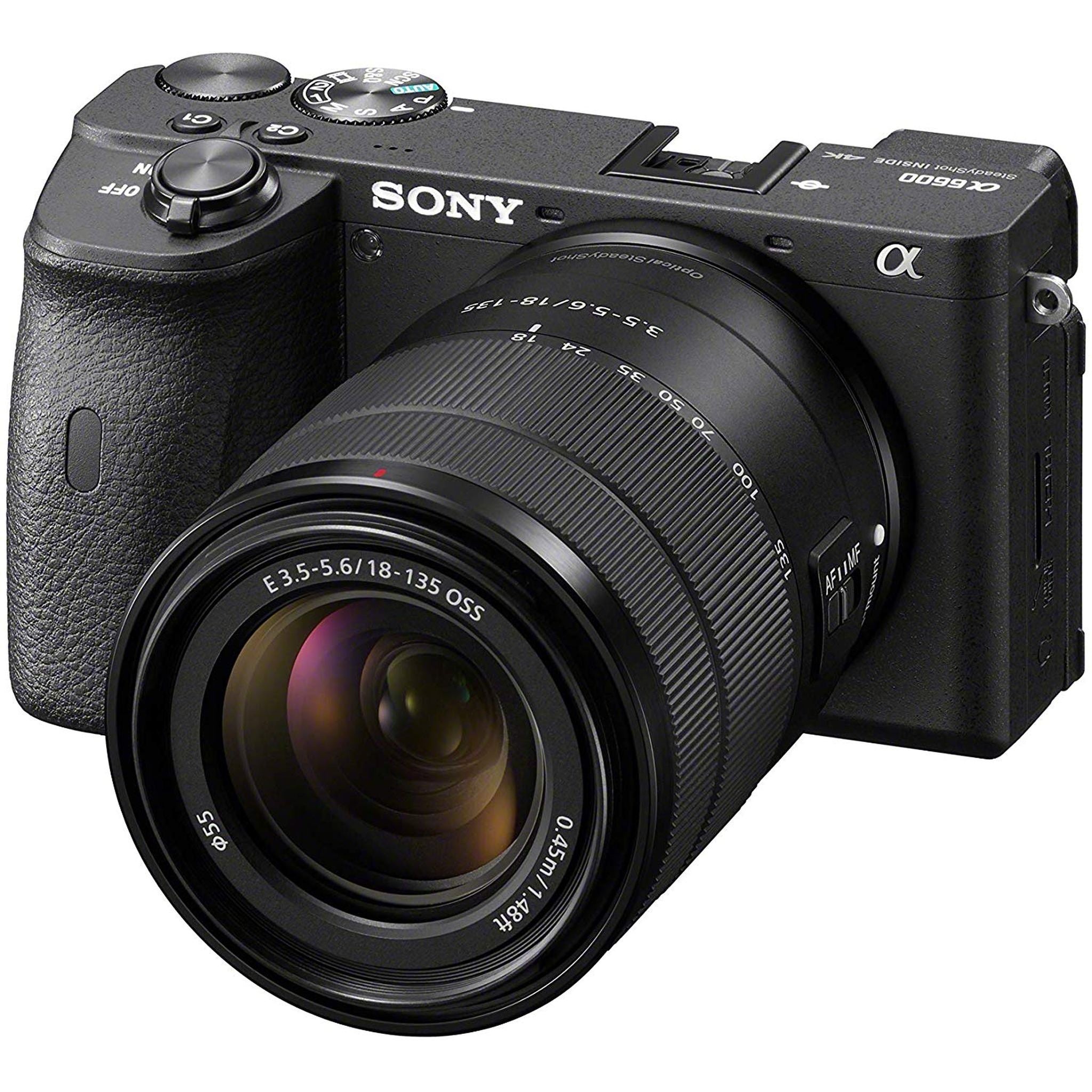 Sony Alpha A6600 Mirrorless Camera with 18-135mm Zoom Lens - Reconditioned Sony