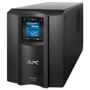 APC 1500VA Smart UPS with SmartConnect, SMC1500C Sinewave UPS Battery Backup, AVR, 120V, Line Interactive Uninterruptible Power Supply APC