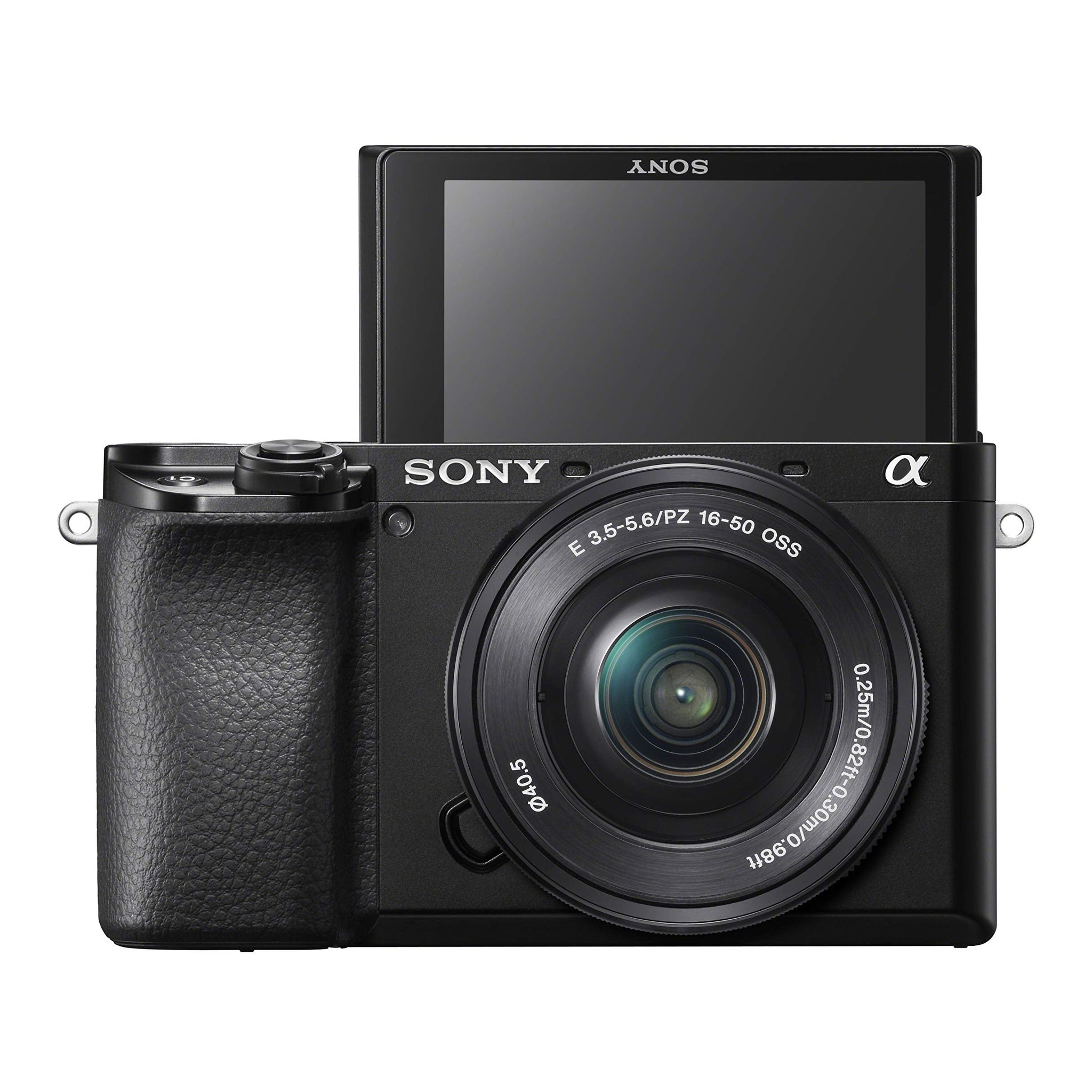 Sony Alpha a6100 24.2MP Mirrorless Camera - Black with 16-50mm Lens Kit - Reconditioned Sony