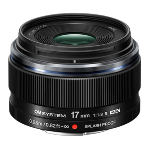 OM SYSTEM Olympus M.Zuiko Digital 17mm F1.8 II for Micro Four Thirds System Camera, Weather Proof, Compact Design, Beautiful Bokeh, Bright