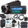 Sony HDR-CX405 HD Handycam HDRCX405/B + 32GB microSDHC Card + 64GB microSDXC + Carrying Case + Deluxe Cleaning Kit + Microfiber Cloth Bundle