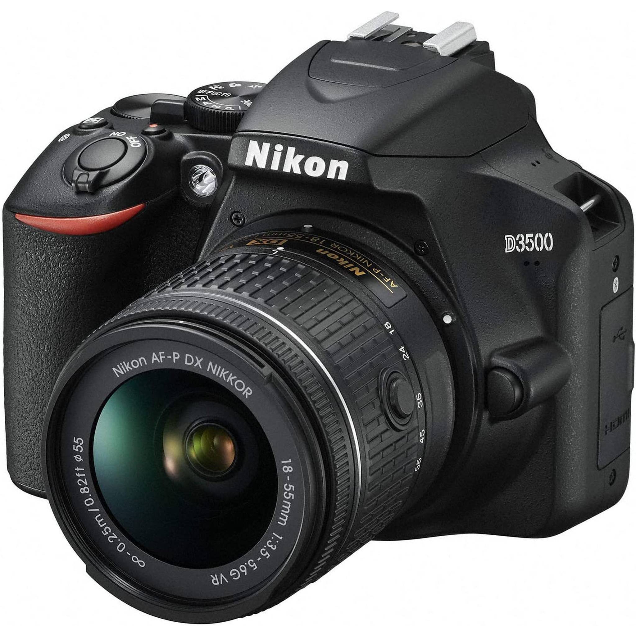 Nikon D3500 24.2MP DX-Format DSLR Digital Camera Dual Lens Kit - Japan Import - Used Nikon