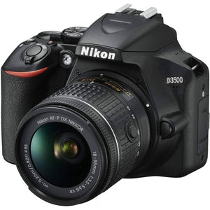 Nikon D3500 24.2MP DX-Format DSLR Digital Camera Dual Lens Kit - Japan Import - Used Nikon