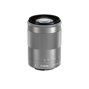 Canon EF-M 55-200mm f/4.5-6.3 Image Stabilization STM Zoom Lens Silver - Used Canon