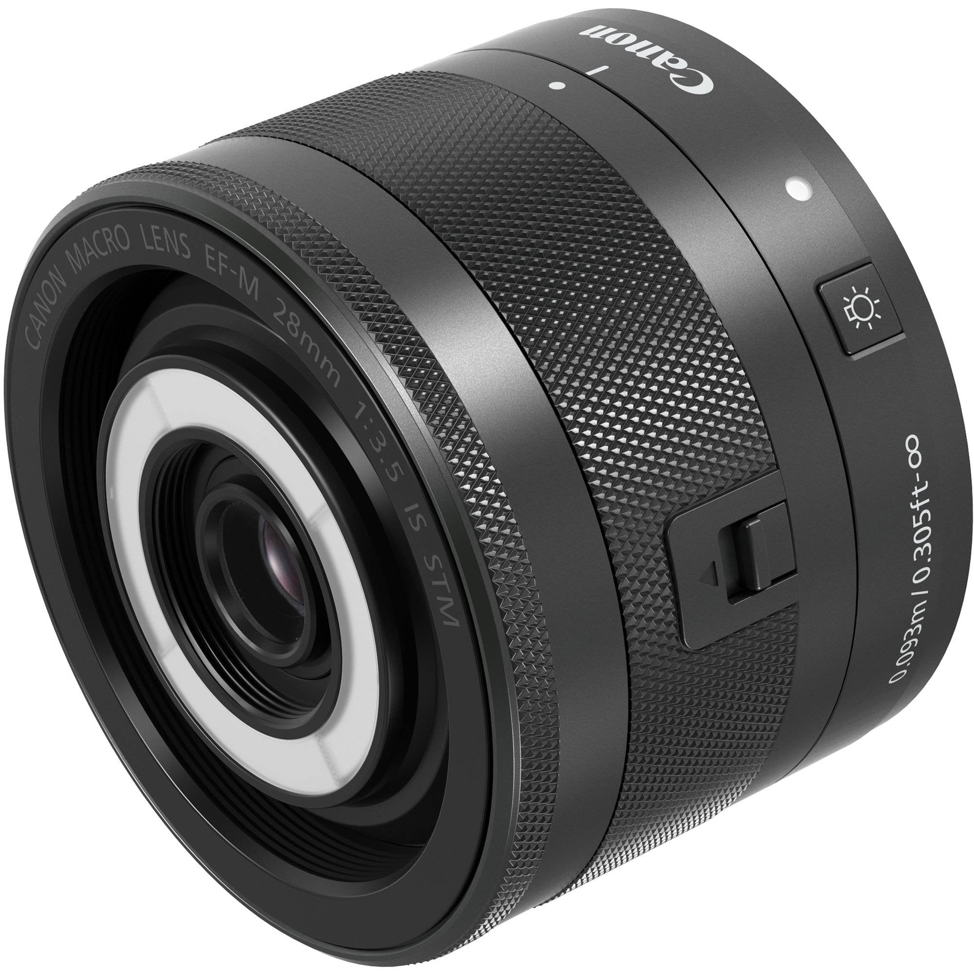 Canon EF-M 28mm f/3.5 Macro IS STM Lens With Cleaning Kit