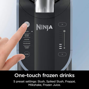 Ninja SLUSHi Professional Frozen Drink Maker with RapidChill Technology, Frozen Drink & Slushie Machine, 5 Preset Programs, Frozen Margaritas, Frappés, and More, Grey, FS301C, Canadian Version