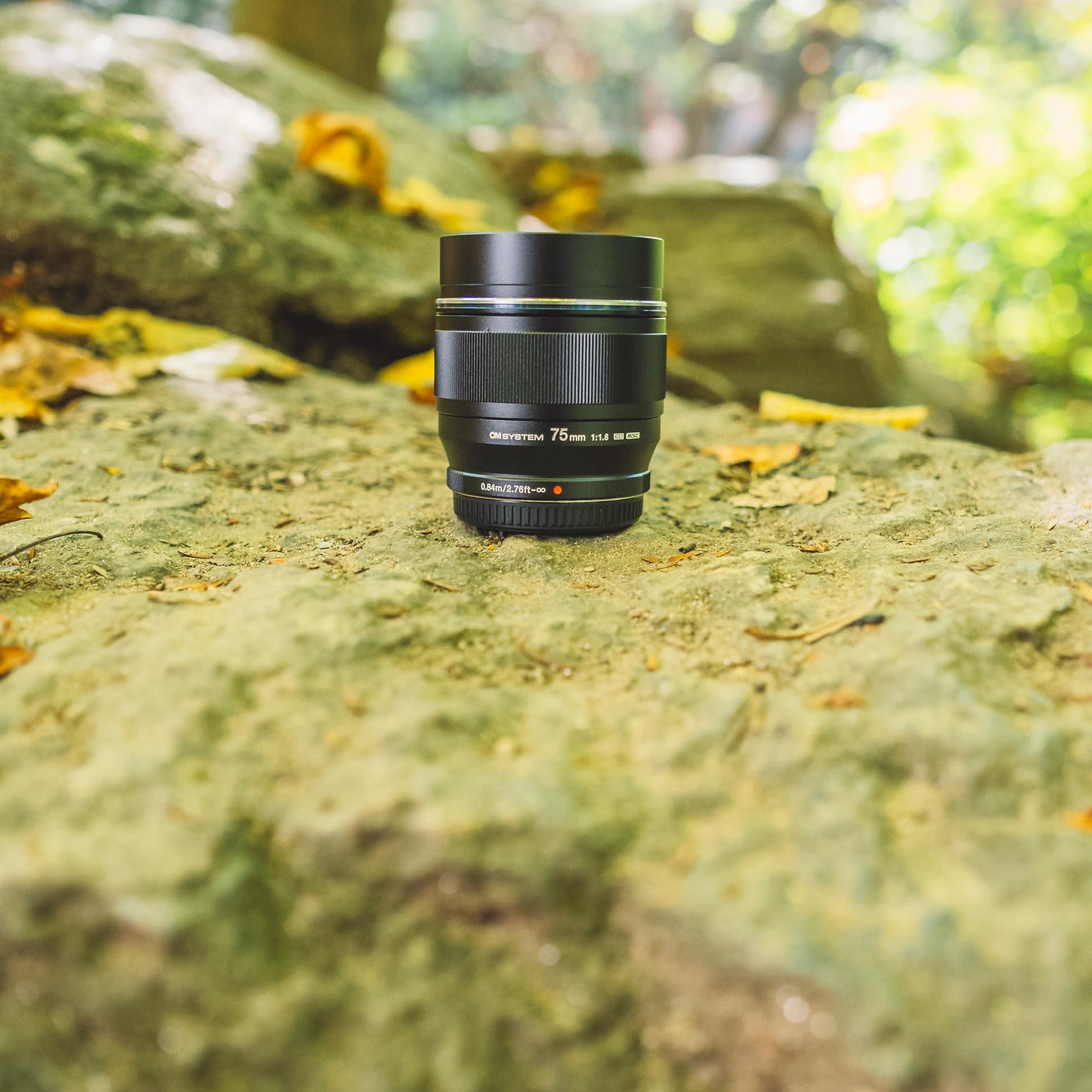 OM SYSTEM Olympus M.Zuiko Digital ED 75mm f1.8 Lens for Micro Four Thirds, Black