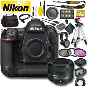 Nikon D5 DSLR Camera Dual CF Slots International Model Master Bundle