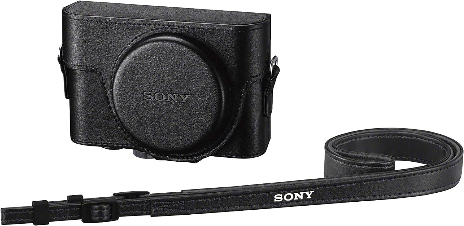 Sony Premium Jacket Case (LCJRXK/B) for RX100 Series Digital Still Cameras, Black, Small