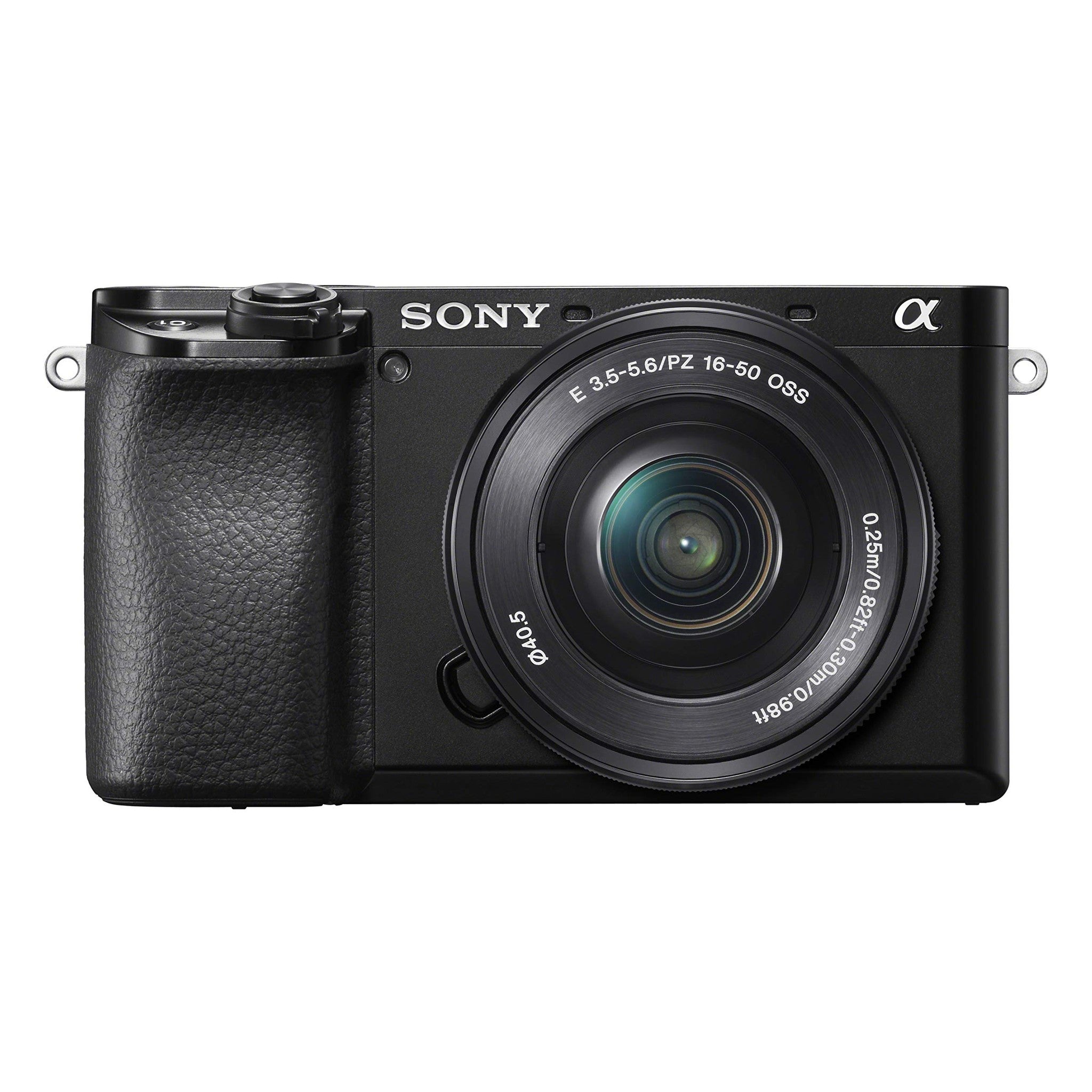 Sony Alpha a6100 24.2MP Mirrorless Camera - Black with 16-50mm Lens Kit - Reconditioned Sony