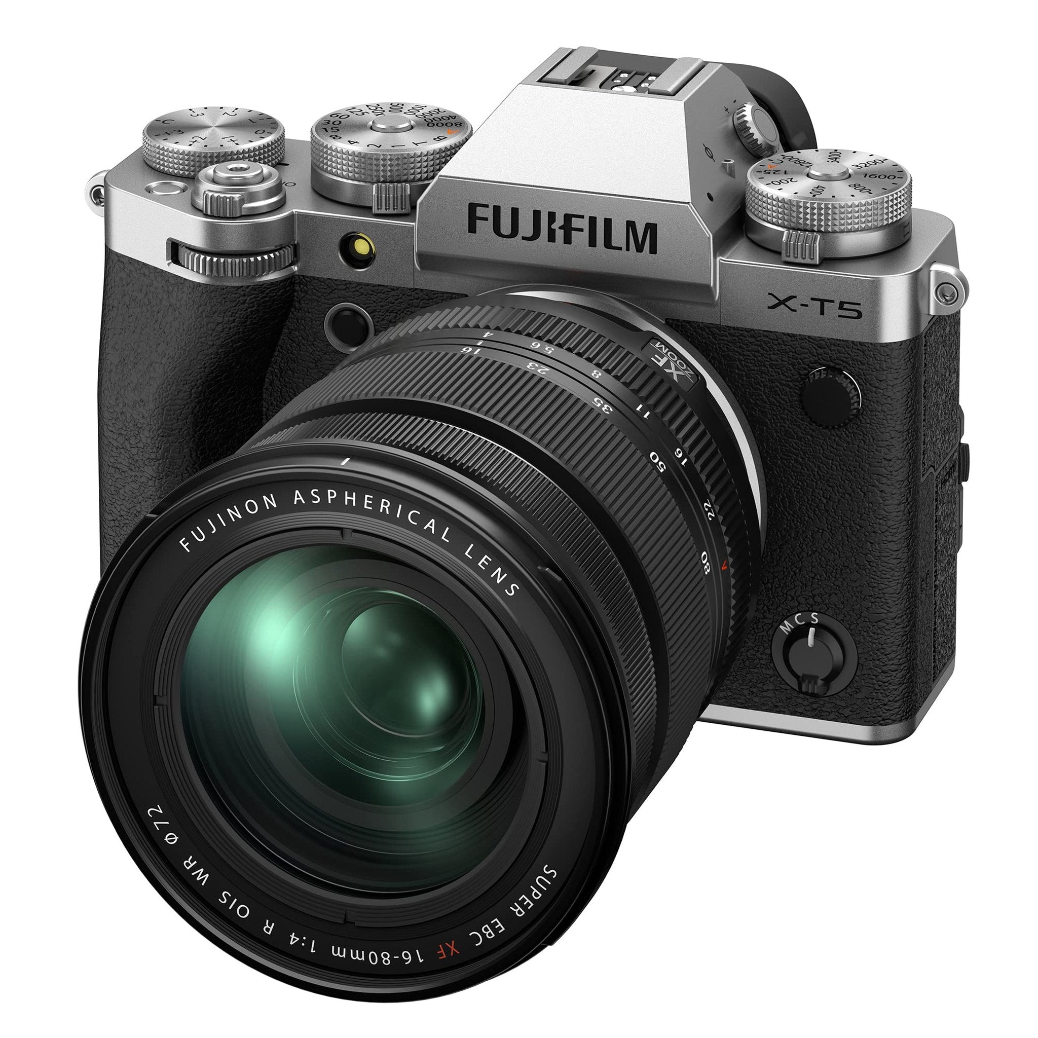 Fujifilm X-T5 Mirrorless Digital Camera XF16-80mm Lens Kit - Silver Fujifilm