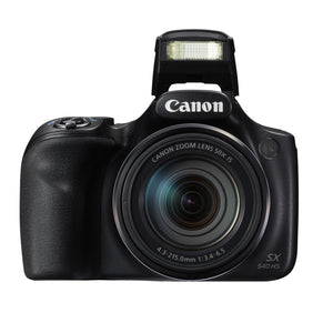 Canon PowerShot SX540 Digital Camera w/ 50x Optical Zoom - Wi-Fi & NFC Enabled Black - Used Canon