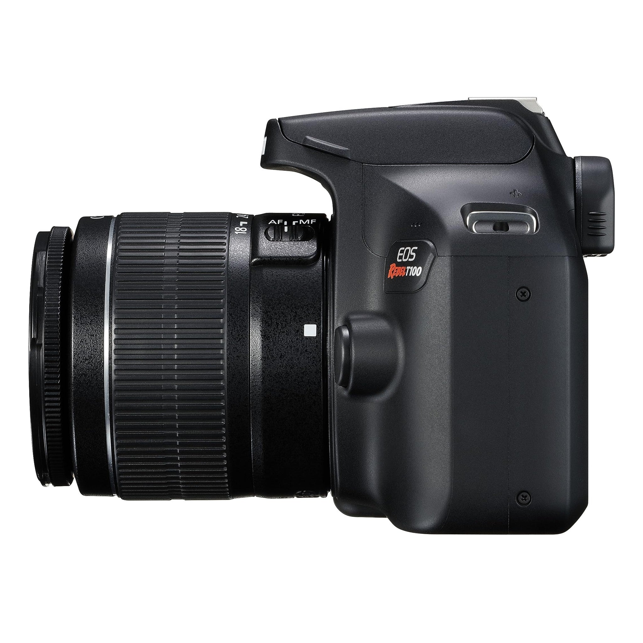 Canon EOS Rebel T100 DSLR Camera with EF-S 18-55mm f/3.5-5.6 III Lens, 18MP APS-C CMOS Sensor, Built-in Wi-Fi, Optical Viewfinder, Impressive Images & Full HD Videos, Includes 32GB SD Card
