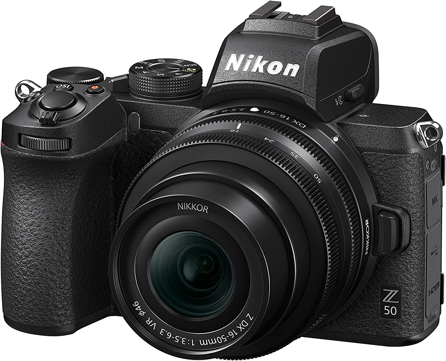 Nikon Z50 + Z DX 16-50mm VR Lens Mirrorless Camera Kit VOA050K001