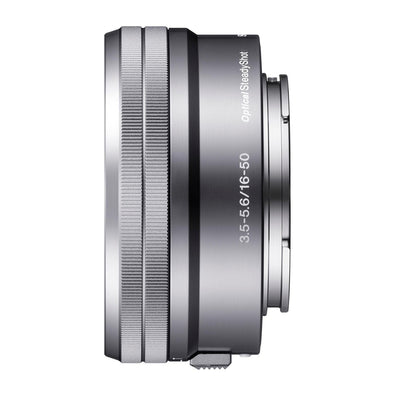 Sony SELP1650 16-50mm f/3.5-5.6 OSS Alpha Zoom Lens Silver Bulk packaging , International Version No Warranty