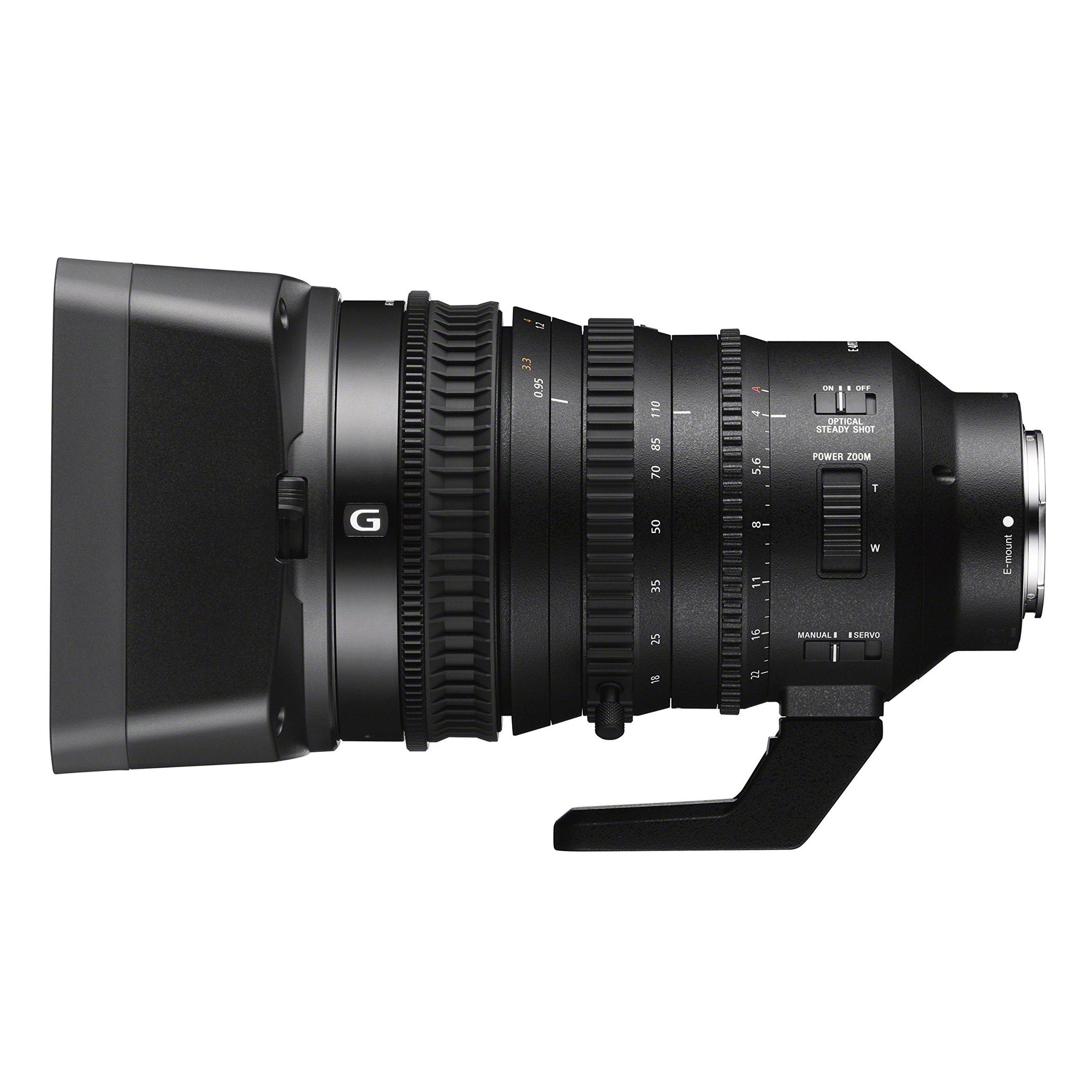Sony SELP18110G 18-110mm f/4-22 Fixed Zoom Camera Lens, Black - Refurbished - Used Sony