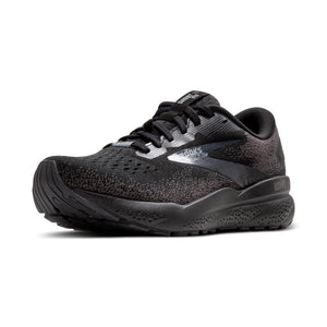Brooks Men's Ghost 16 GTX Waterproof Neutral Running Shoe - Black/Black/Ebony - 10 Medium