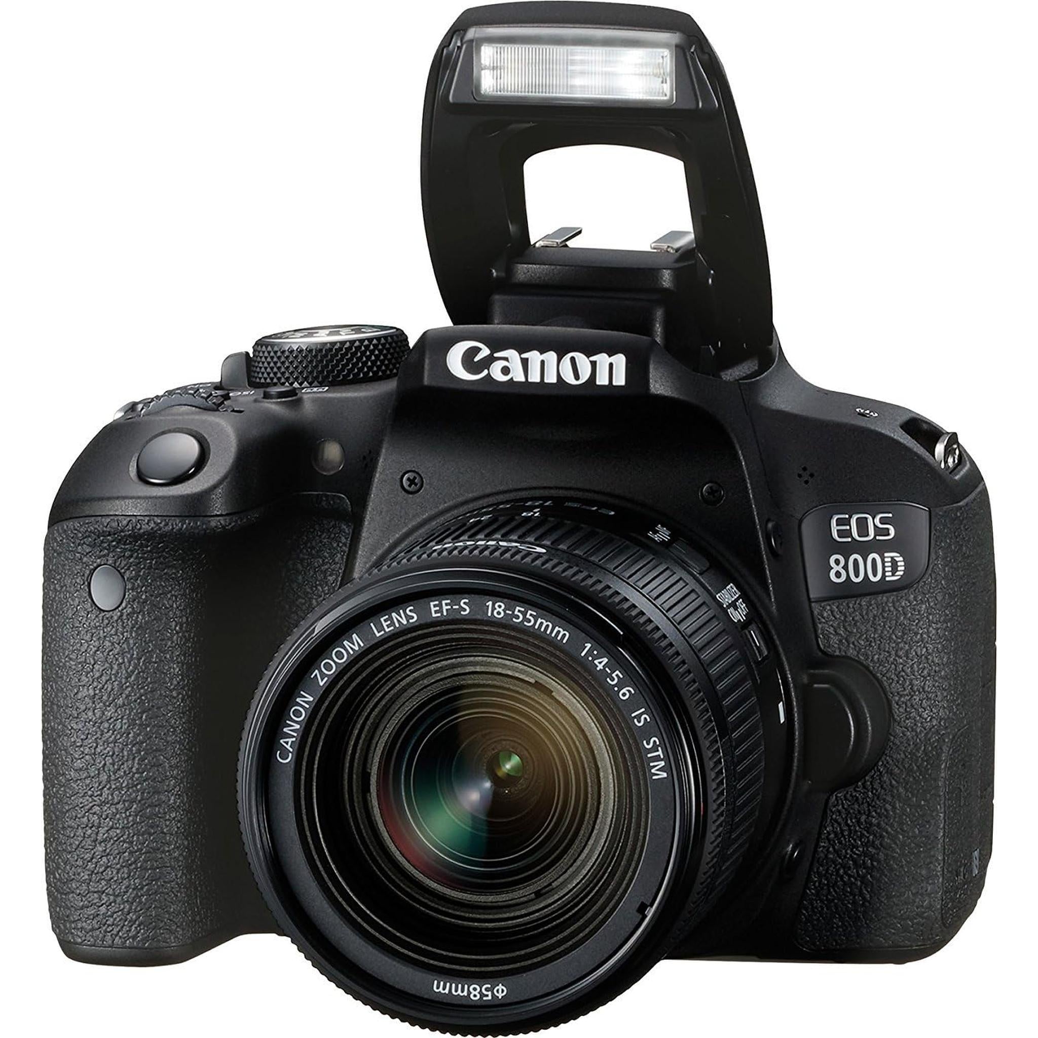Canon EOS 800D / Rebel T7i DSLR Camera with 18-55mm Lens + Creative Filter Set, EOS Camera Bag + Sandisk Ultra 64GB Card + Electronics Cleaning Set, And More International Model - Used Canon