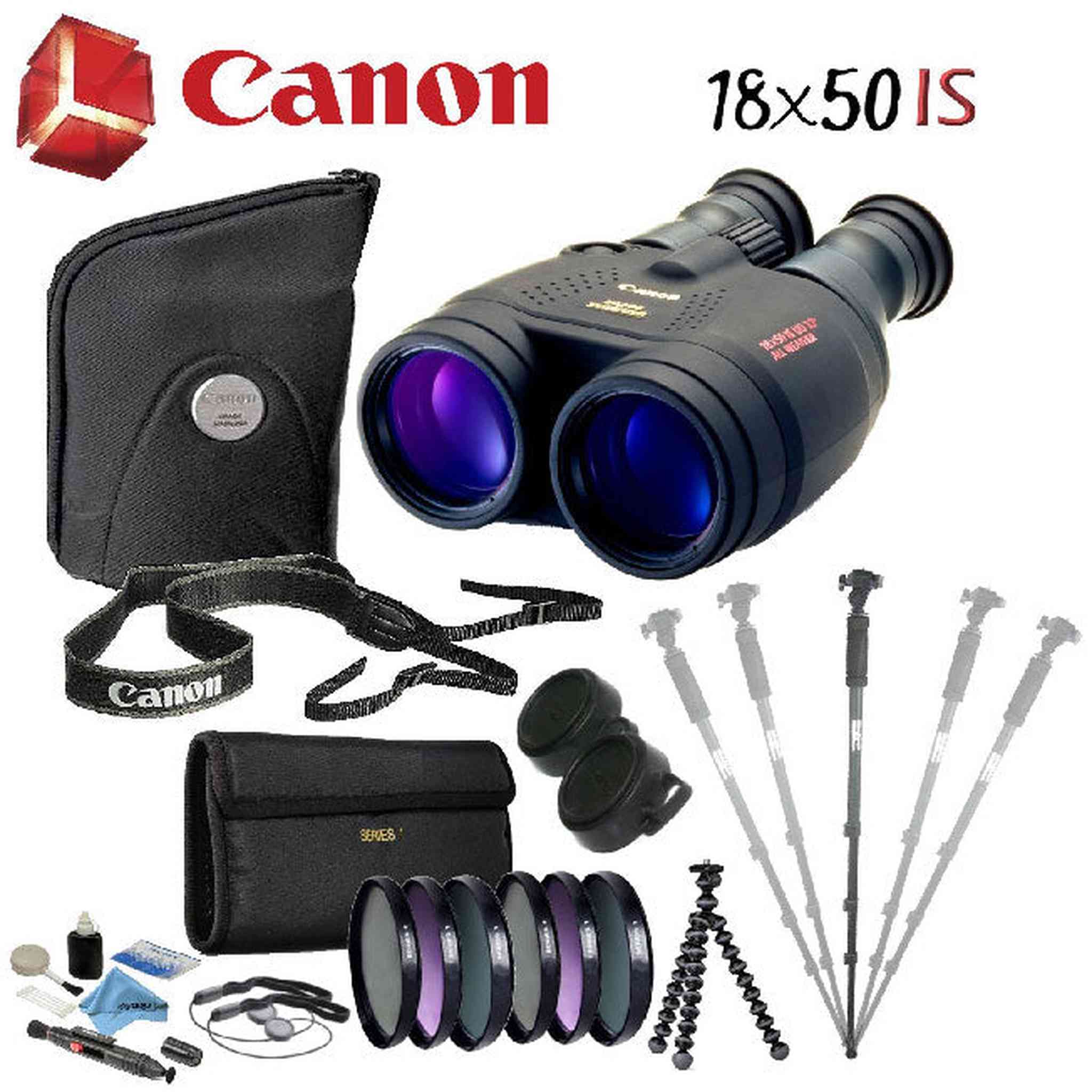 Canon 18x50 is Image Stabilized Binocular Advanced Bundle - Used Canon