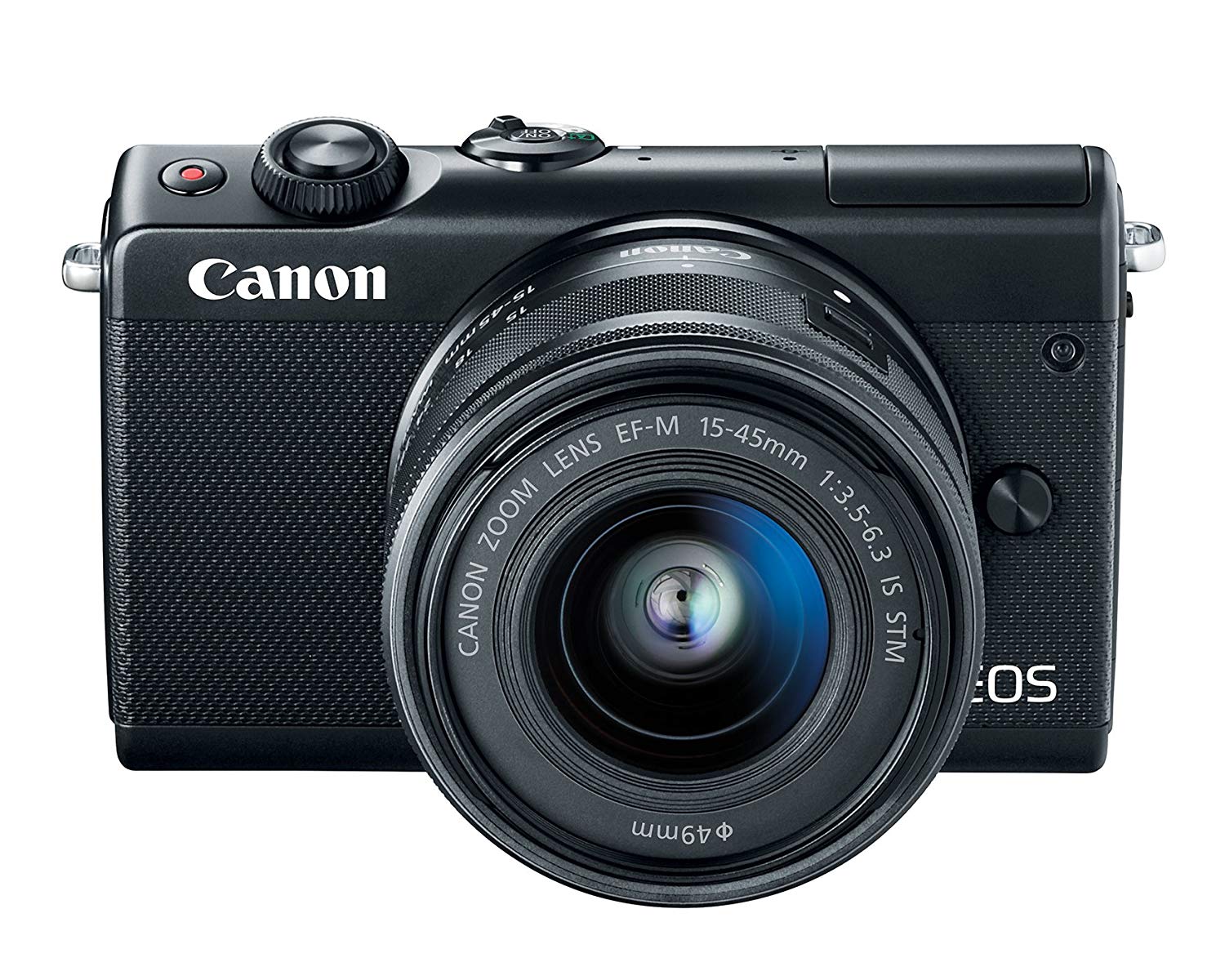 Canon EOS M100 Mirrorless Camera w/ 15-45mm Lens - Wi-Fi, Bluetooth, and NFC Enabled Black International Model