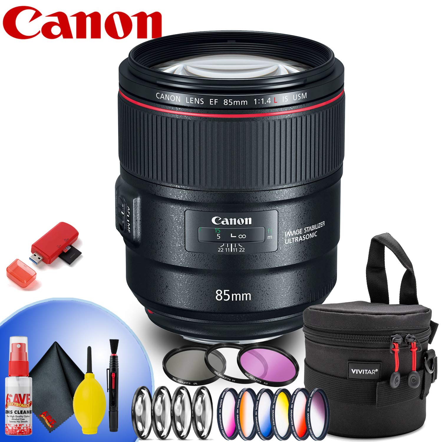 Canon EF 85mm f/1.4L IS USM Lens (Intl Model) - Perfect Prime Portrait Lens