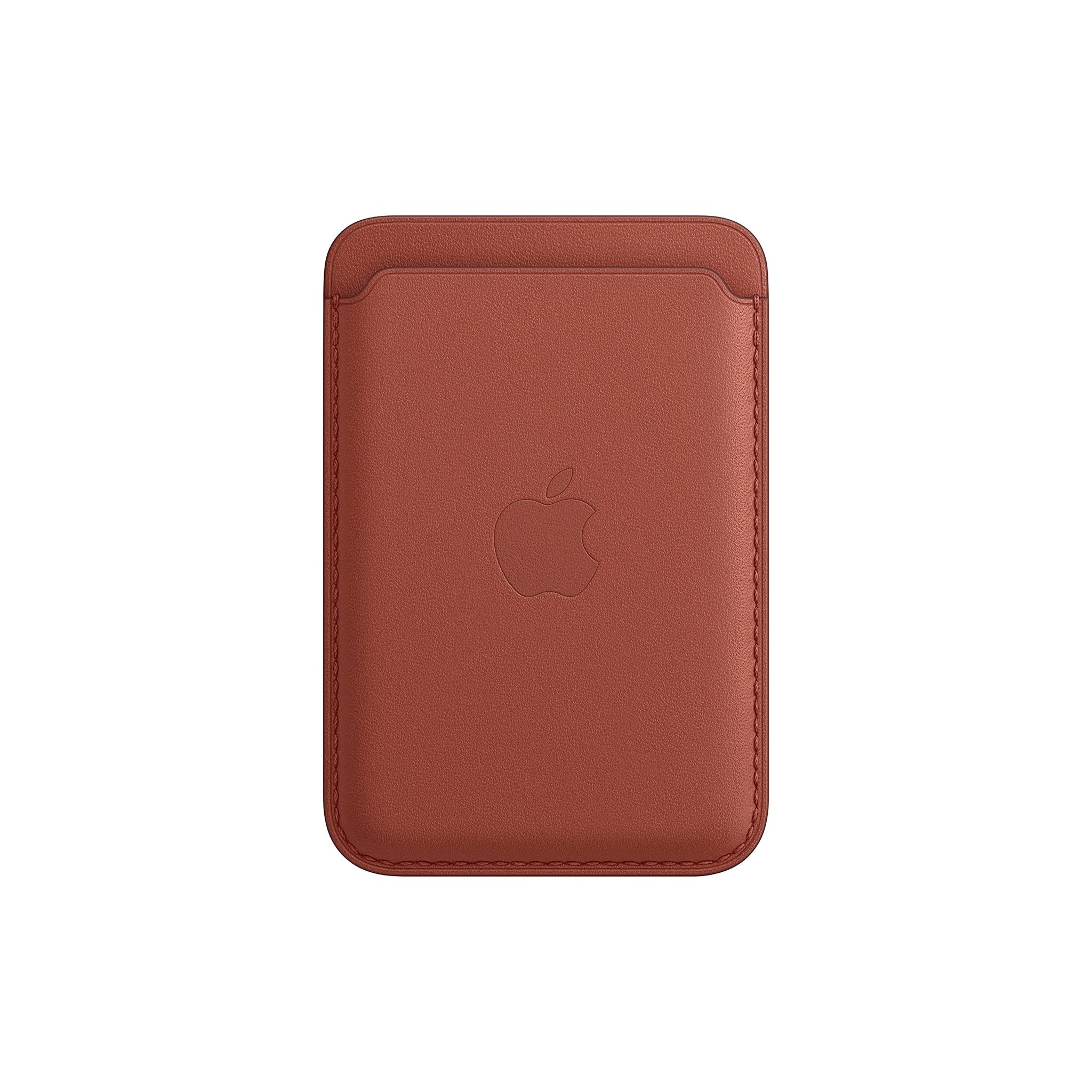 Apple Leather Wallet with MagSafe for iPhone - California Poppy Previous Version, Without Find My Apple