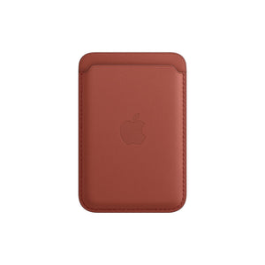 Apple Leather Wallet with MagSafe for iPhone - California Poppy Previous Version, Without Find My Apple