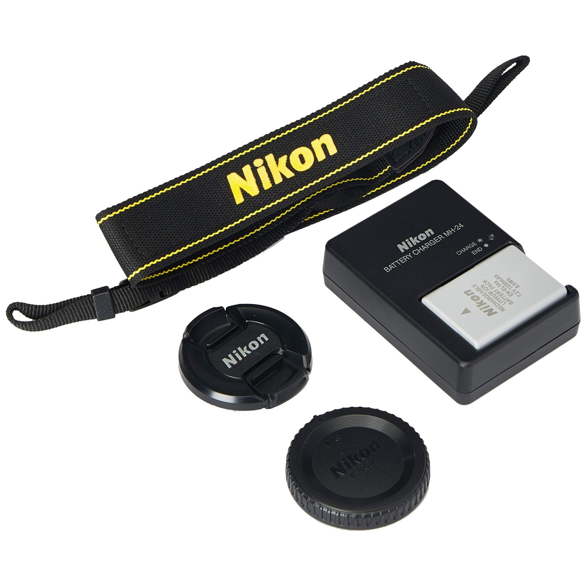Nikon D3400 Digital SLR Camera & 18-55mm VR DX AF-P Zoom Lens Black - Renewed - Reconditioned Nikon