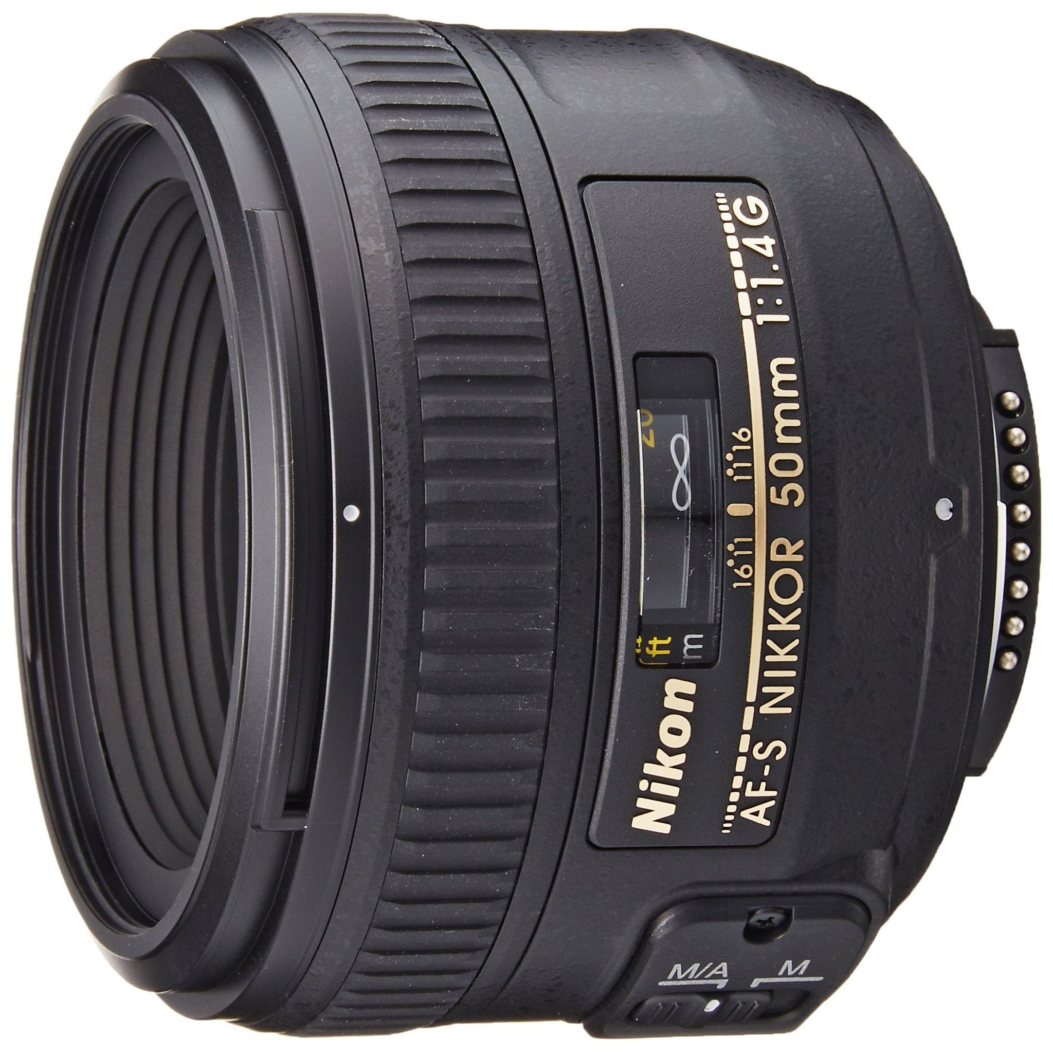 Nikon AF-S FX NIKKOR 50mm f/1.4G Lens with Auto Focus for Nikon DSLR Cameras - Reconditioned Nikon