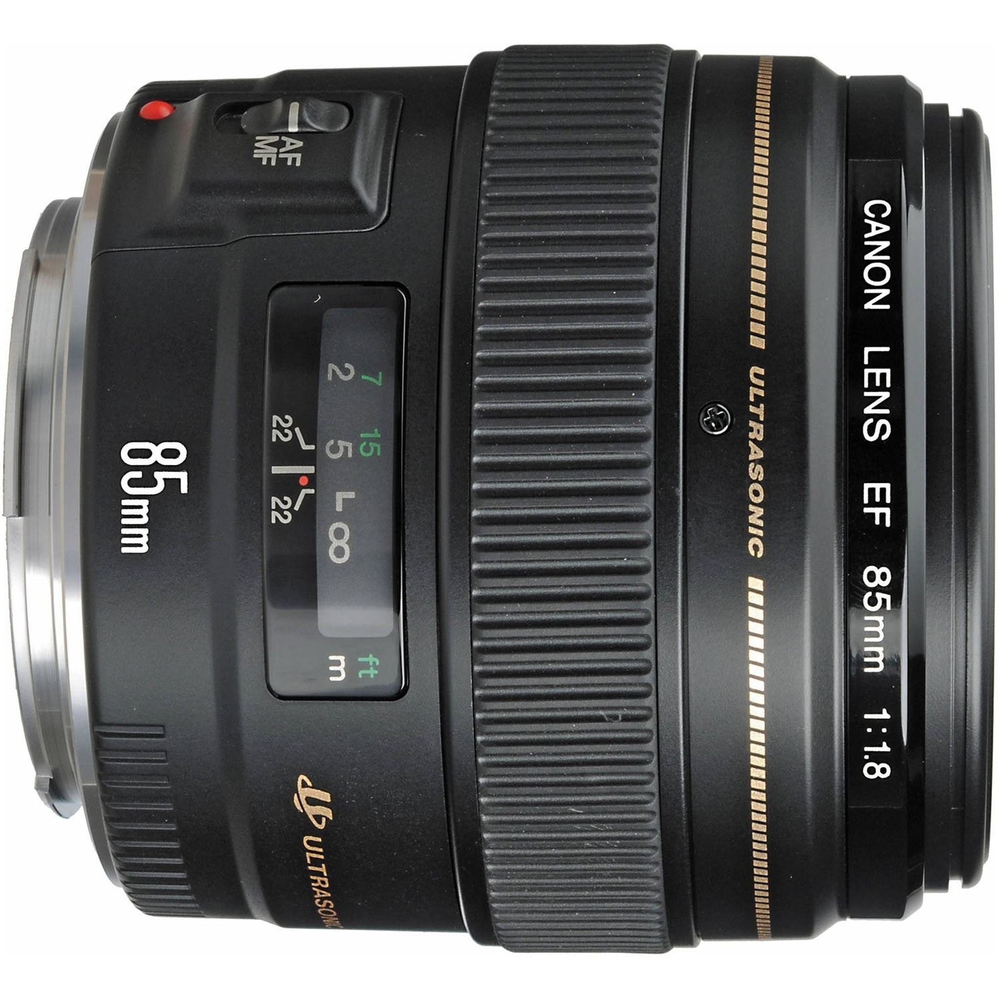 Canon EF 85mm f/1.8 USM Medium Telephoto Lens for Canon SLR Cameras - Fixed Renewed - Reconditioned Canon