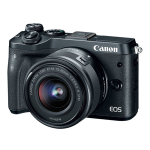 Canon EOS M6 Black EF-M 15-45mm f/3.5-6.3 IS STM Lens Kit - Used Canon