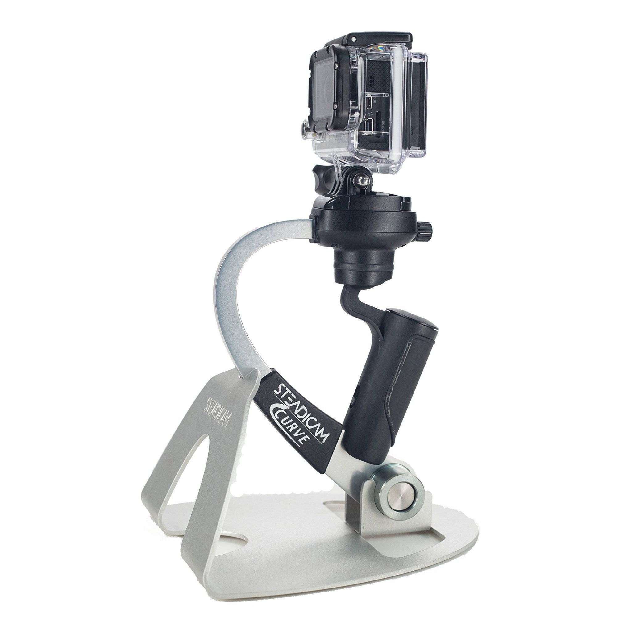 Steadicam Curve-BK Handheld Video Stabilizer and Grip for GoPro Hero Cameras 3, 4 Black & Hero 5 Silver - Used SteadiCam
