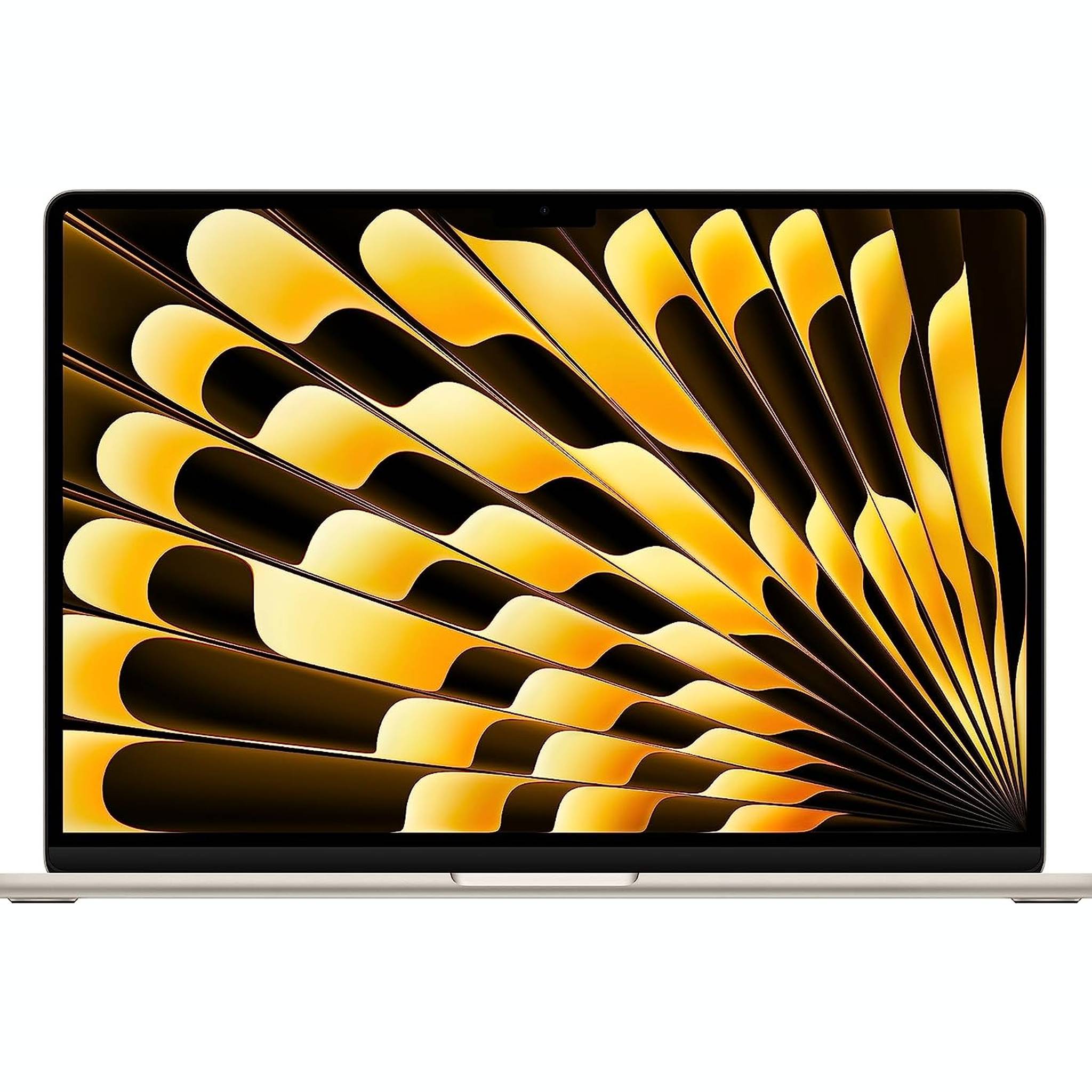Apple 2023 MacBook Air Laptop with M2 chip: 15.3-inch Liquid Retina Display, 8GB Unified Memory, 256GB SSD Storage, 1080p FaceTime HD Camera, Touch ID. Works with iPhone/iPad; Starlight - Reconditioned Apple