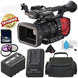 Panasonic AG-DVX200 4K Professional Camcorder with Four Thirds Sensor and Integrated 13x Leica Zoom Lens - Platinum Level Bundle Panasonic