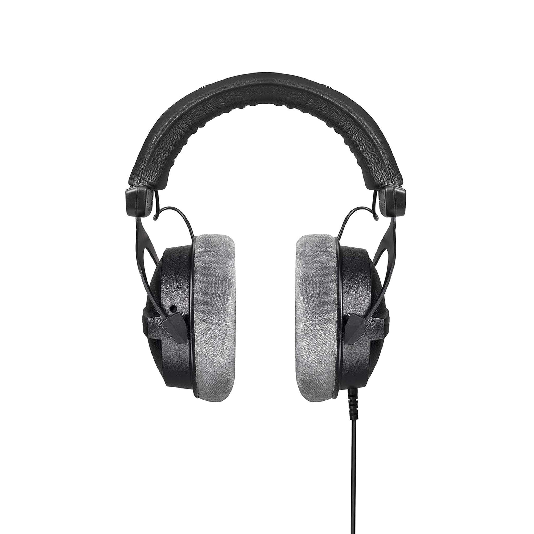 Beyerdynamic DT 770 PRO 250 Ohm Studio Headphone - 6" Velcro Straps - USB Card Reader - Goby Labs Headphone Cleaner 4oz Base Bundle