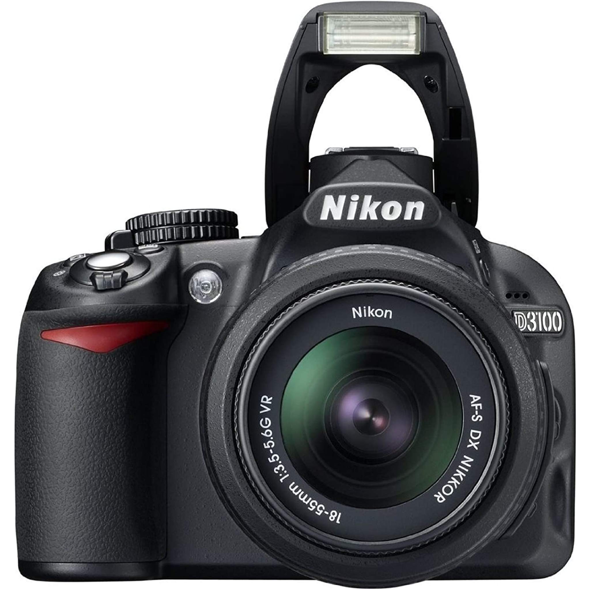Nikon D3100 14.2MP Digital Camera + AF-S DX 18-55mm f/3.5-5.6 VR Lens - Black - Like New Nikon