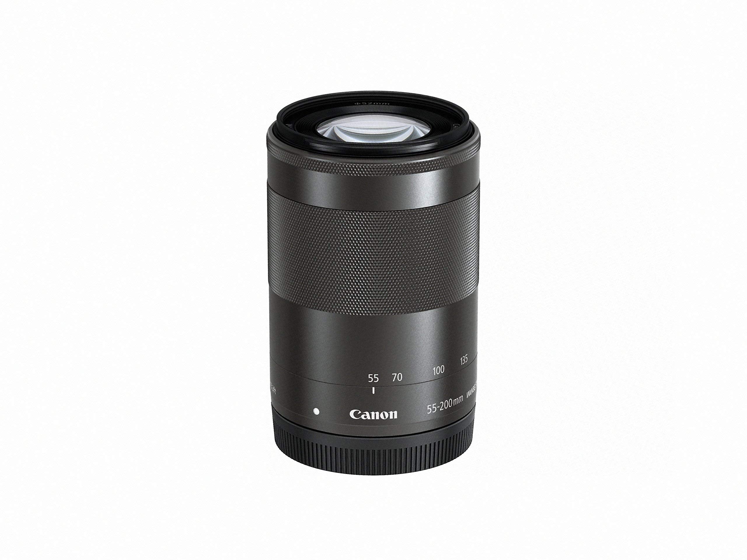Canon EF-M 55-200mm f/4.5-6.3 Image Stabilization STM Lens Black